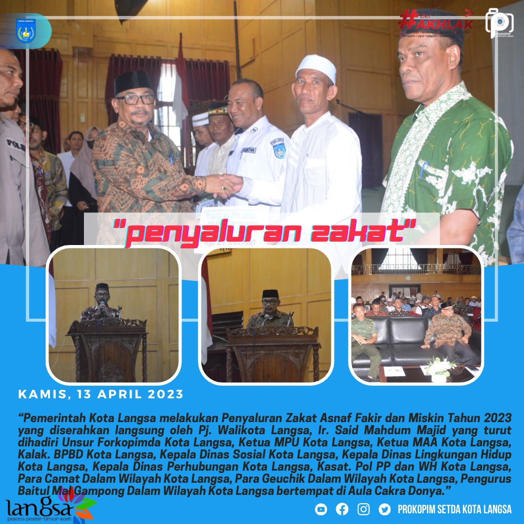 Penyaluran Zakat.