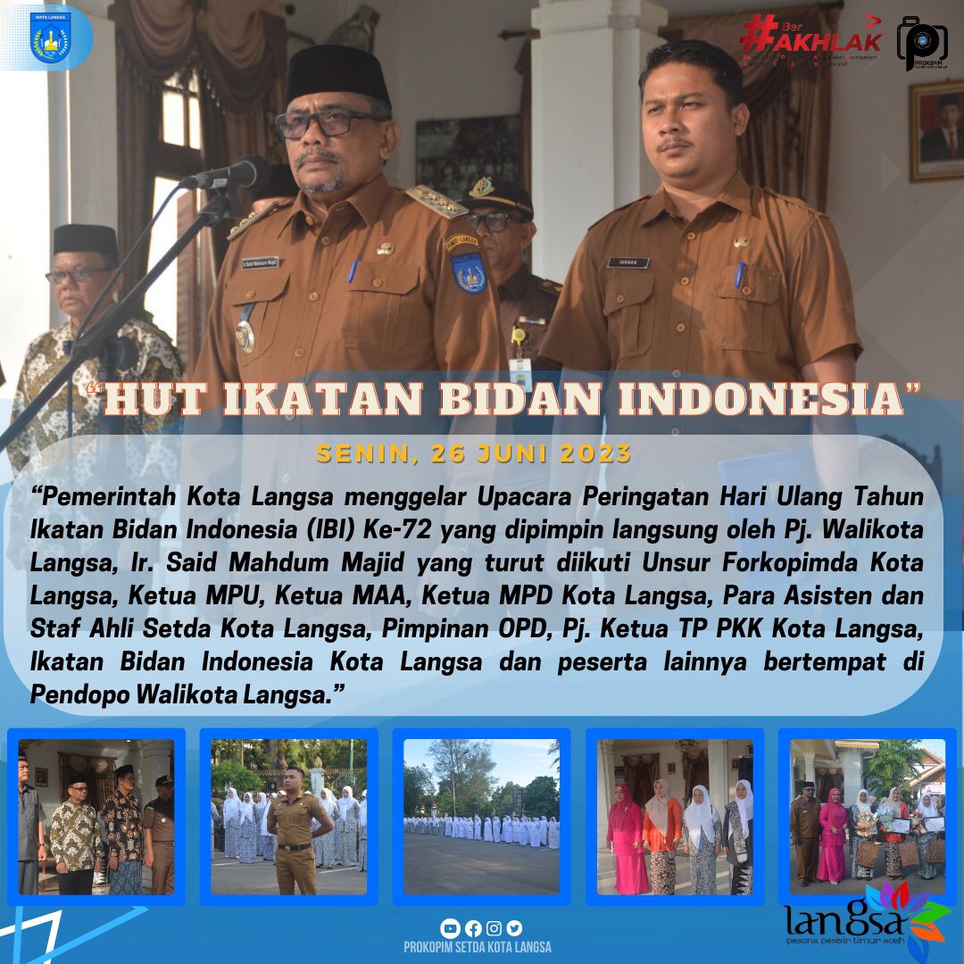 HUT Ikatan Bidan Indonesia.