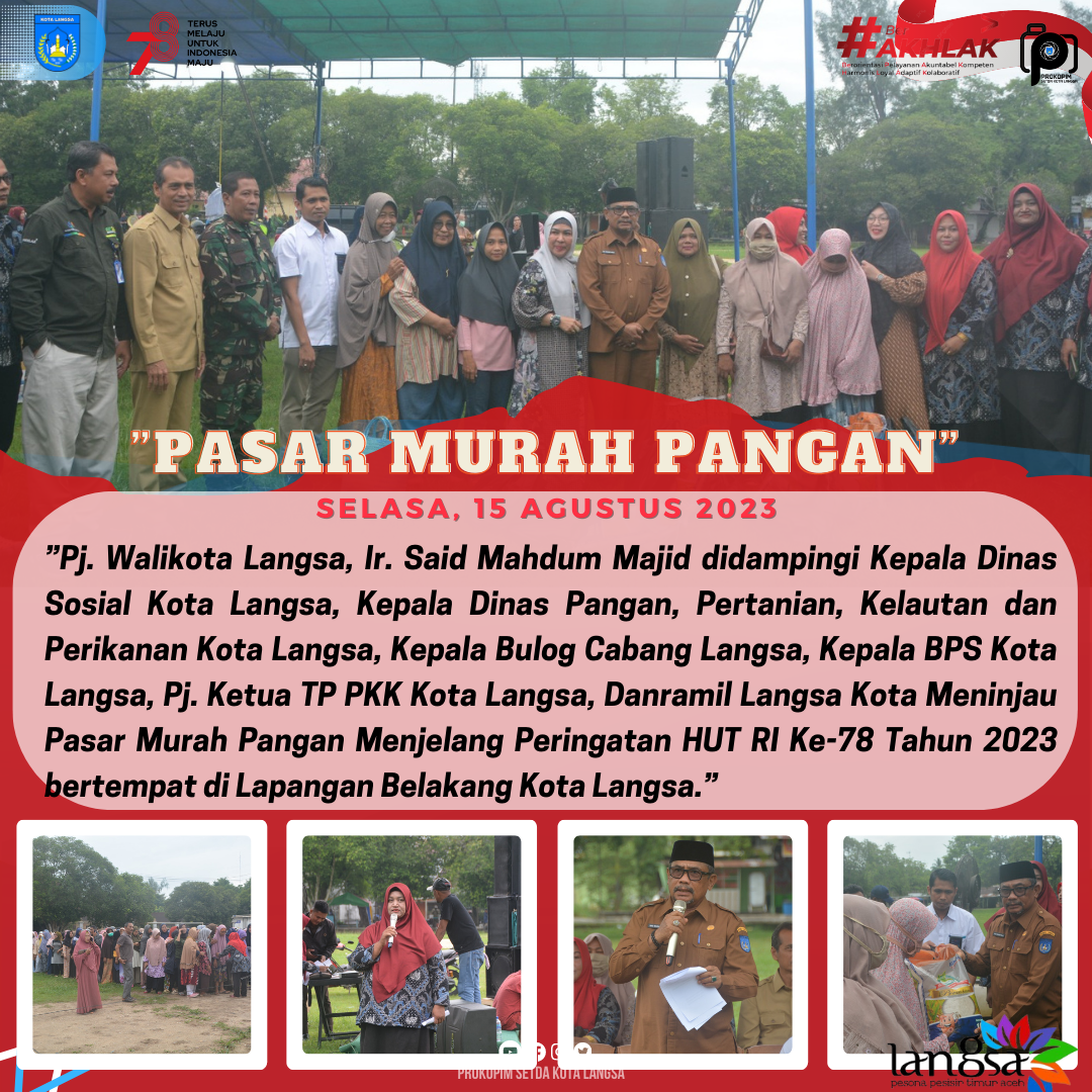 Pasar Murah Pangan.