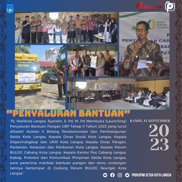 Penyaluran Bantuan.