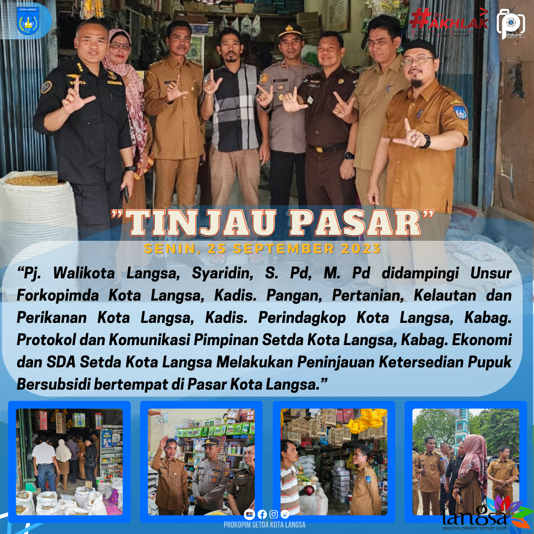 Tinjau Pasar.