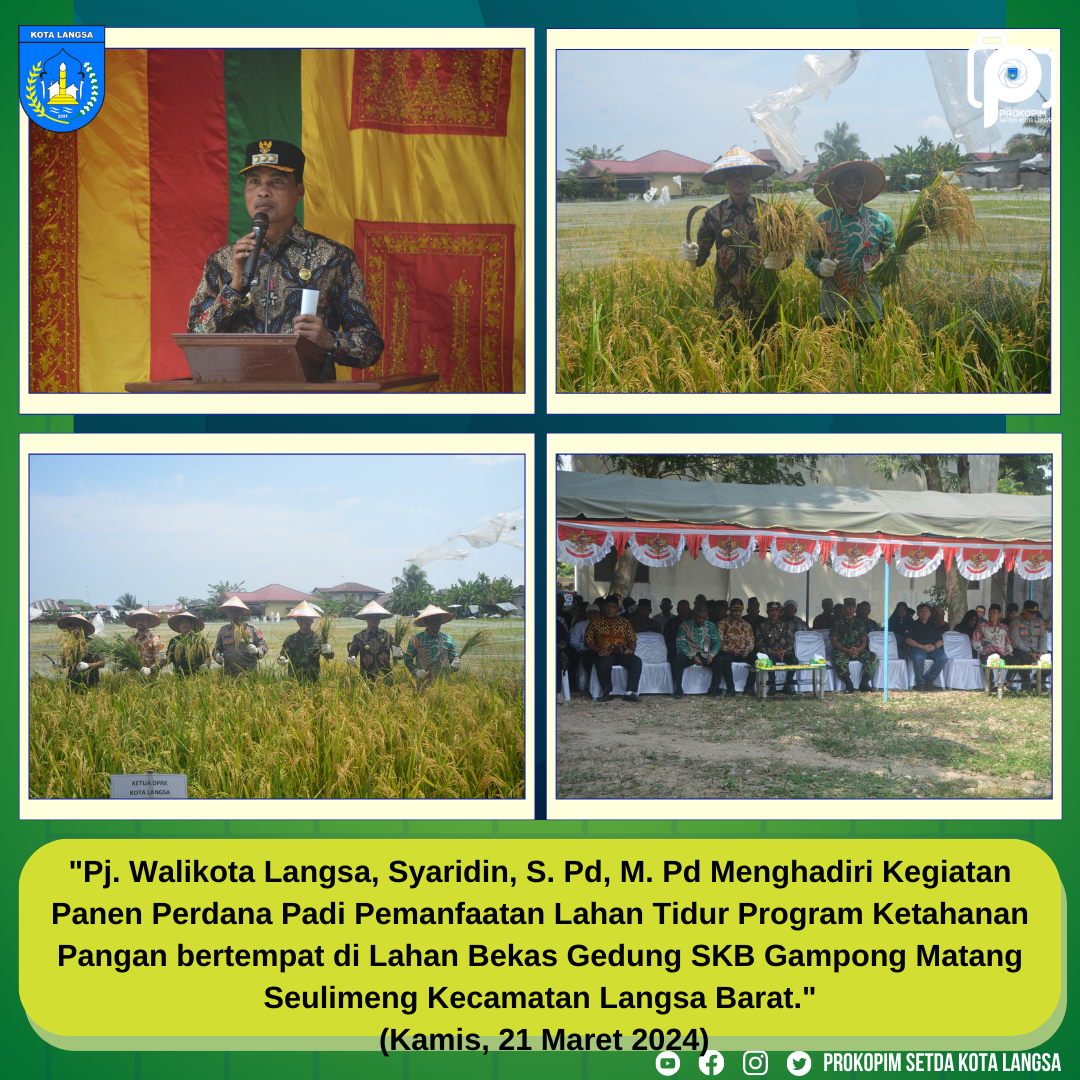 Program Ketahanan Pangan.