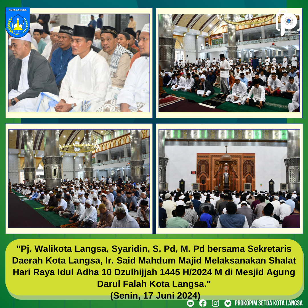 Shalat Idul Adha.