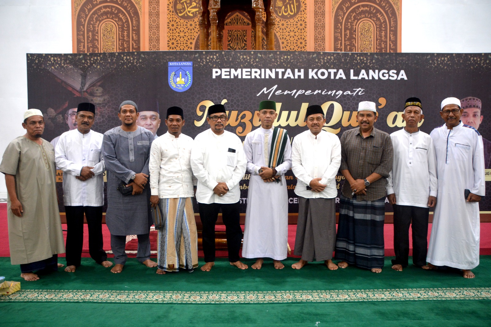 Pemerintah Kota Langsa mengadakan Peringatan Nuzulul Qu'ran Ramadhan 1444 H.