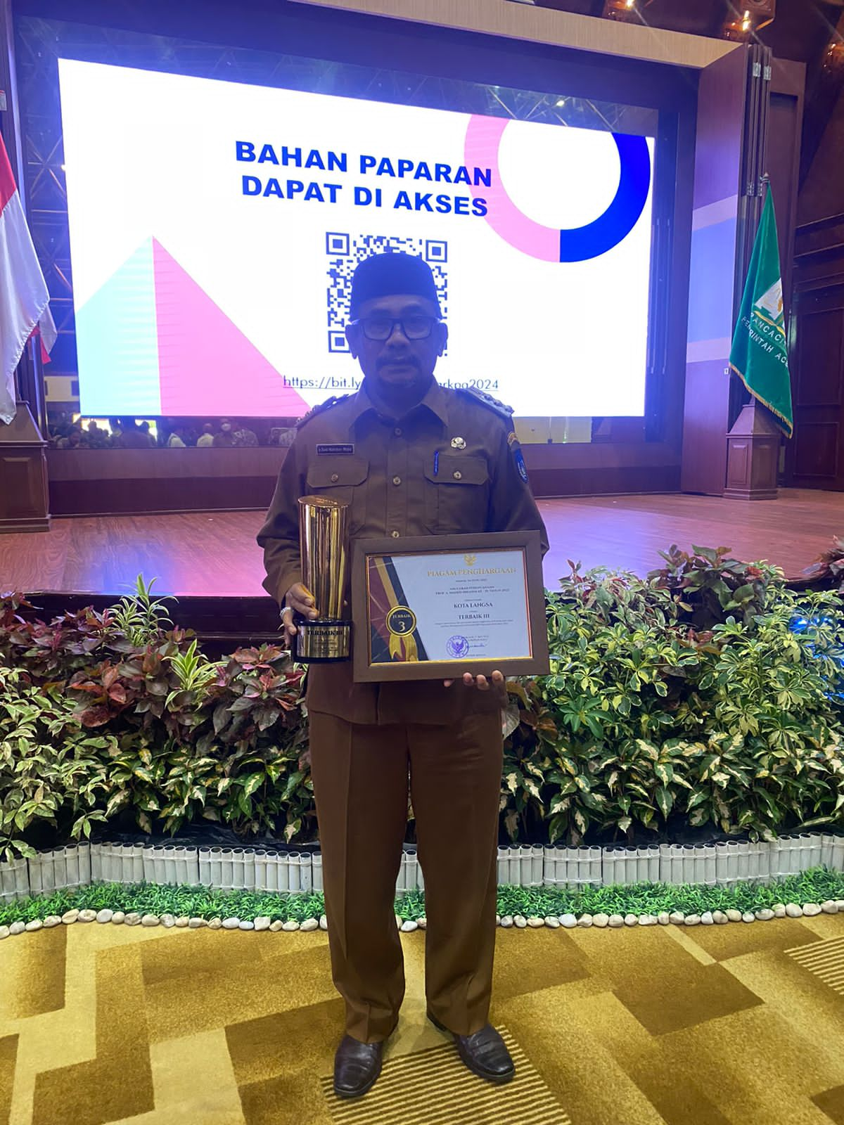 Pemerintah Kota Langsa kembali menerima Anugerah Prof. A. Majid Ibrahim IX Tahun 2023.