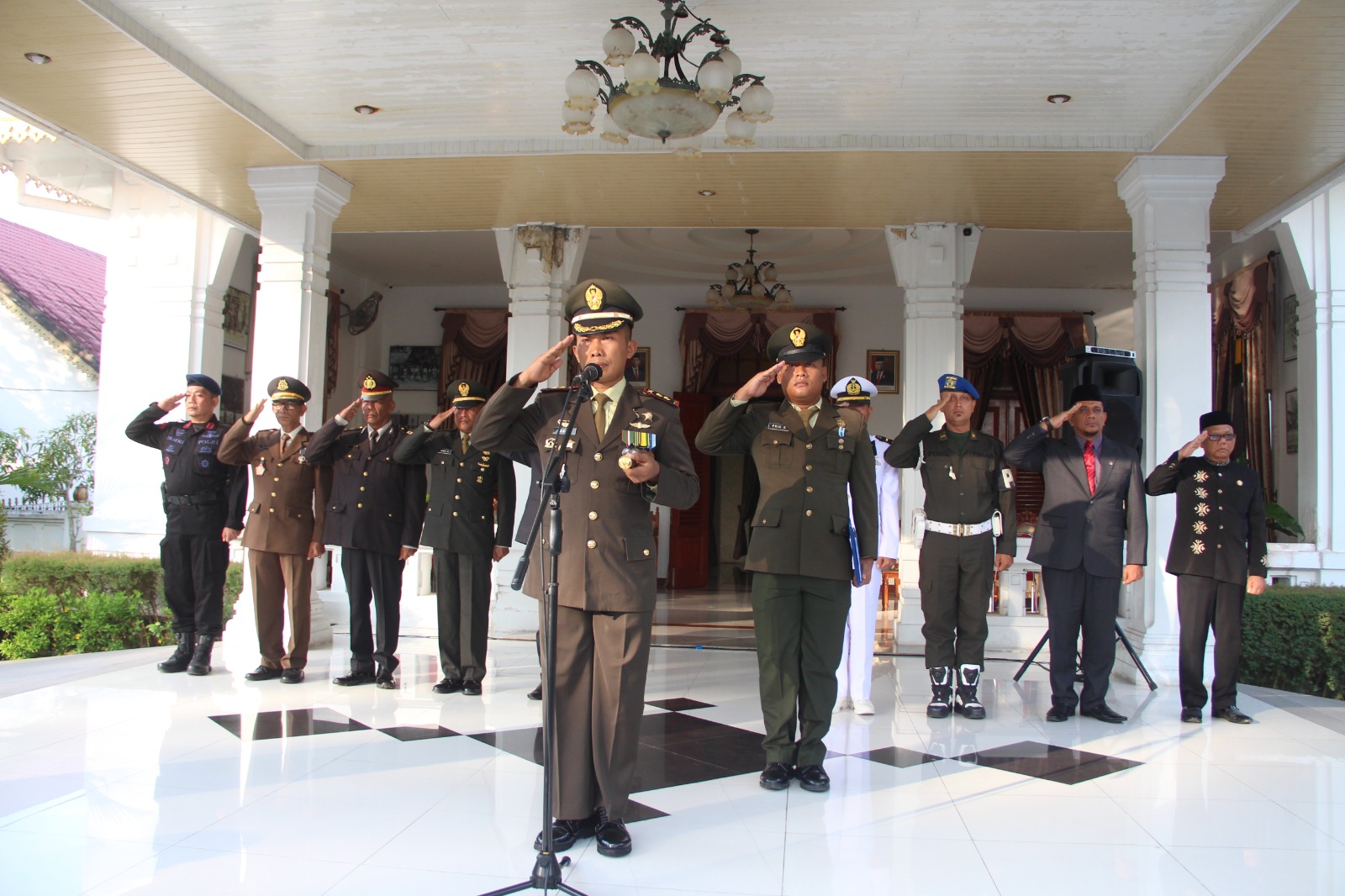 Pemerintah Kota Langsa Menggelar UpacaraPeringatan Hari Lahir Pancasila Tahun 2033.