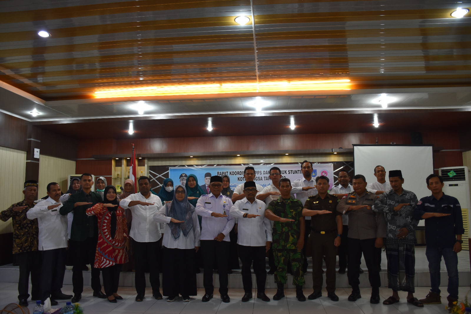 Pj. Walikota Langsa Membuka Rapat Koordinasi/Rembuk Stunting Kota Langsa Dan Sosialisasi Bapak/Bunda Asuh Anak Stunting.