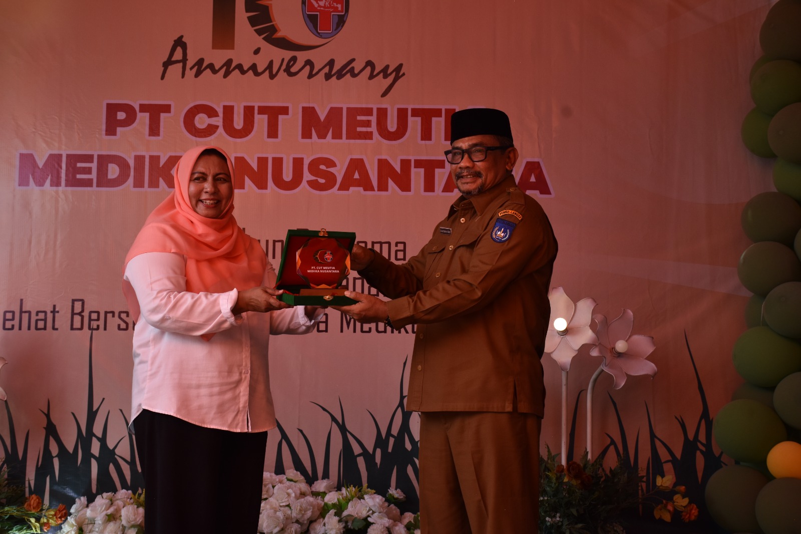 Pj. Walikota Langsa Menghadiri Hari Ulang Tahun Ke-10 PT. Cut Mutia Medika Nusantara.