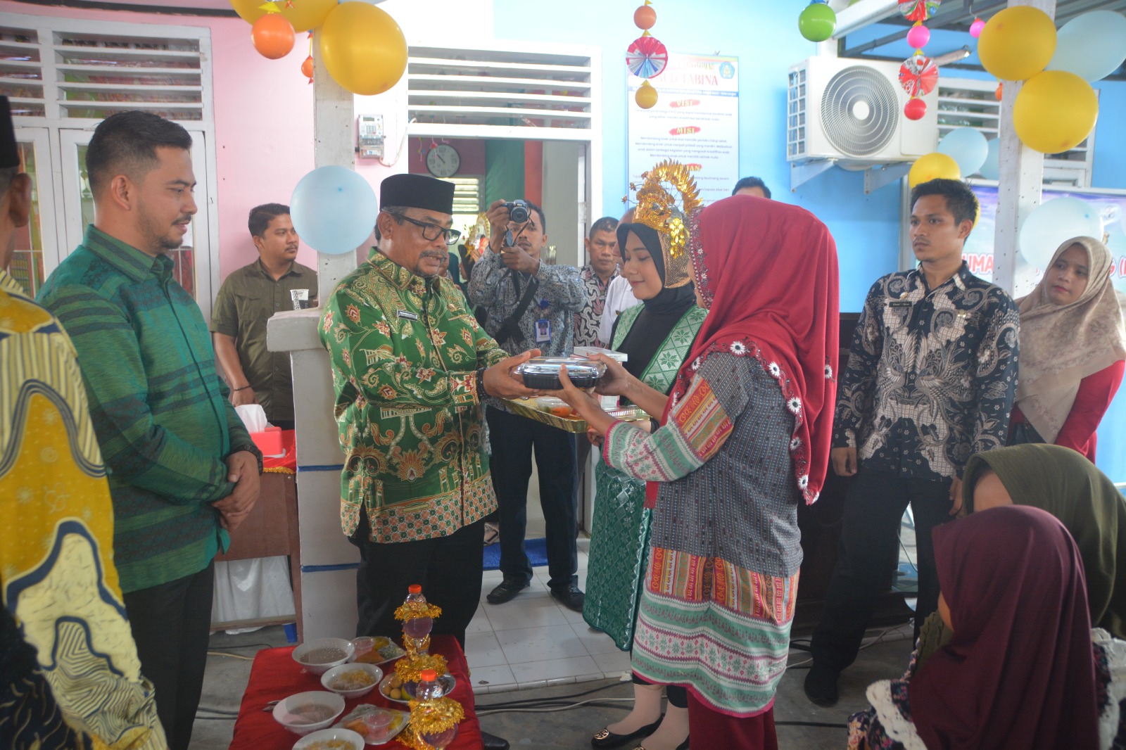 Pj. Walikota Langsa Resmikan Rumah Gizi Gampong, Gedung Tuha Peut Gampong dan Paud Tabina Di Gampong Matang Seulimeng.