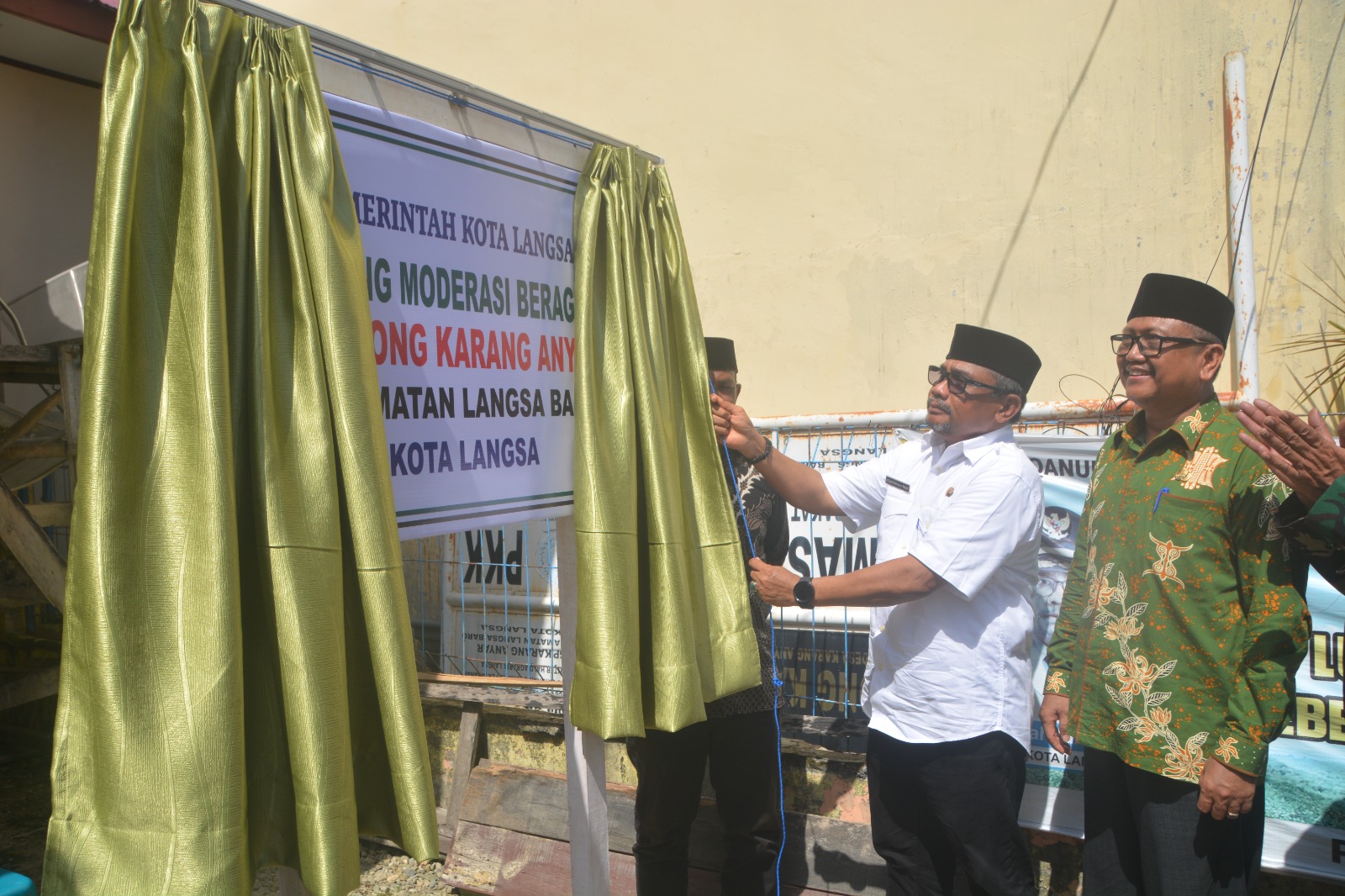 Pj. Walikota Langsa Launching Kampung Moderasi Beragama.