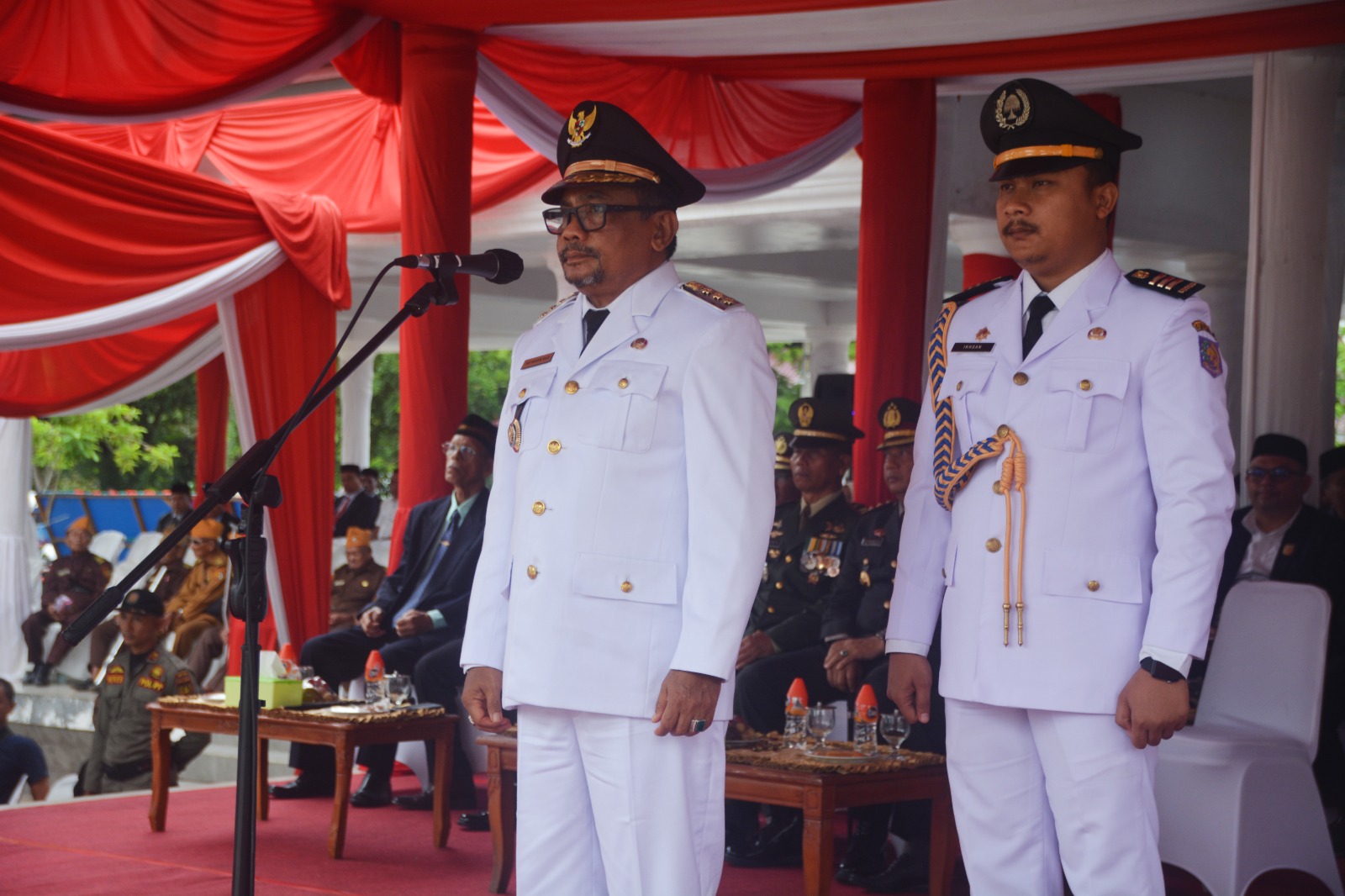 Pj. Walikota Langsa Bertindak Sebagai Inspektur Upacara HUT Ke 78 Kemerdekaan Republik Indonesia.