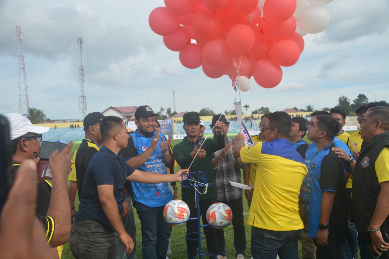 Pj. Walikota Membuka Secara Resmi Liga 3 Aceh Babak Penyisihan Grup D.