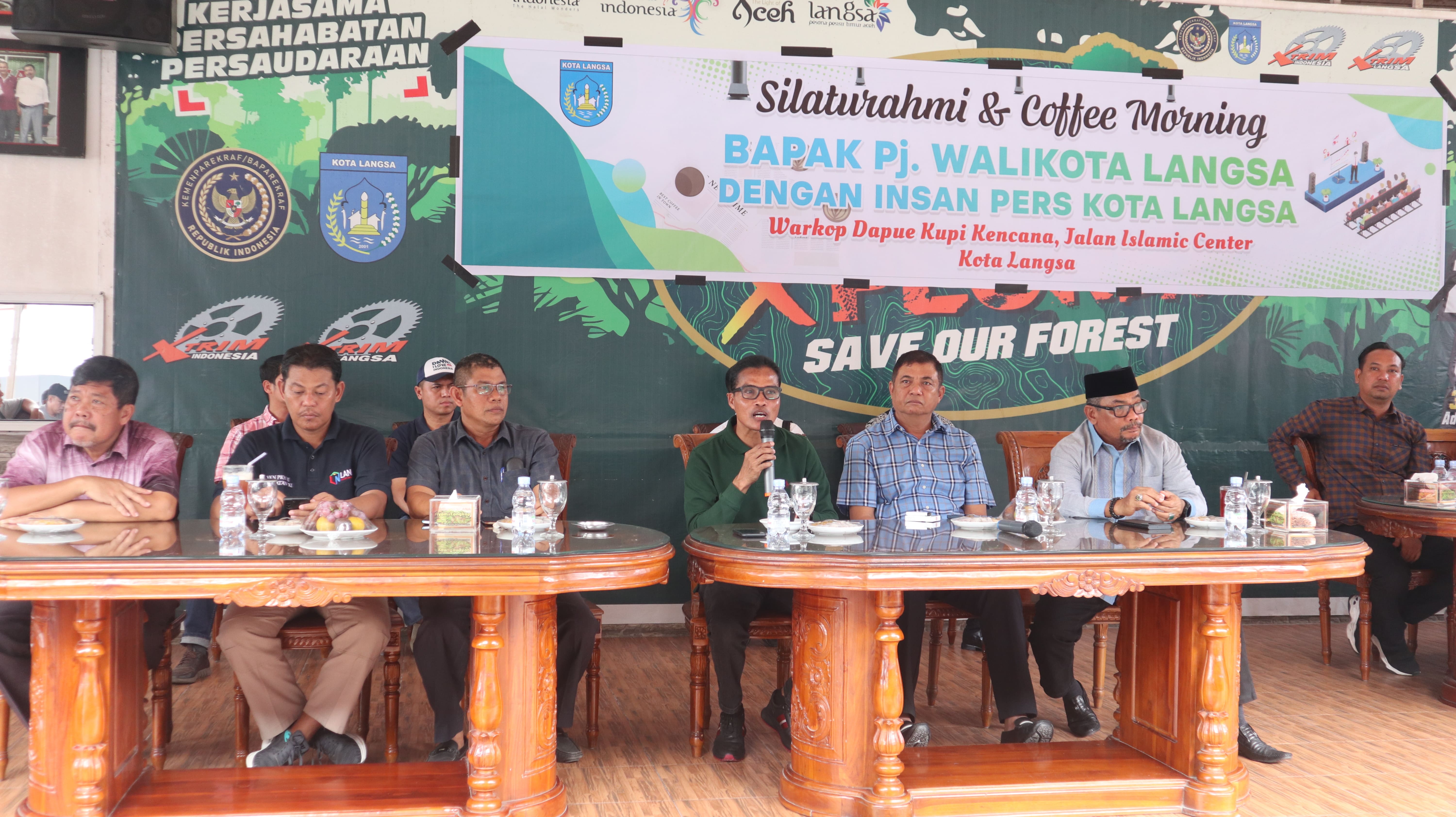 Pj. Walikota Langsa Silahturahmi dan Coffe Morning Bersama Insan Pers Kota Langsa.