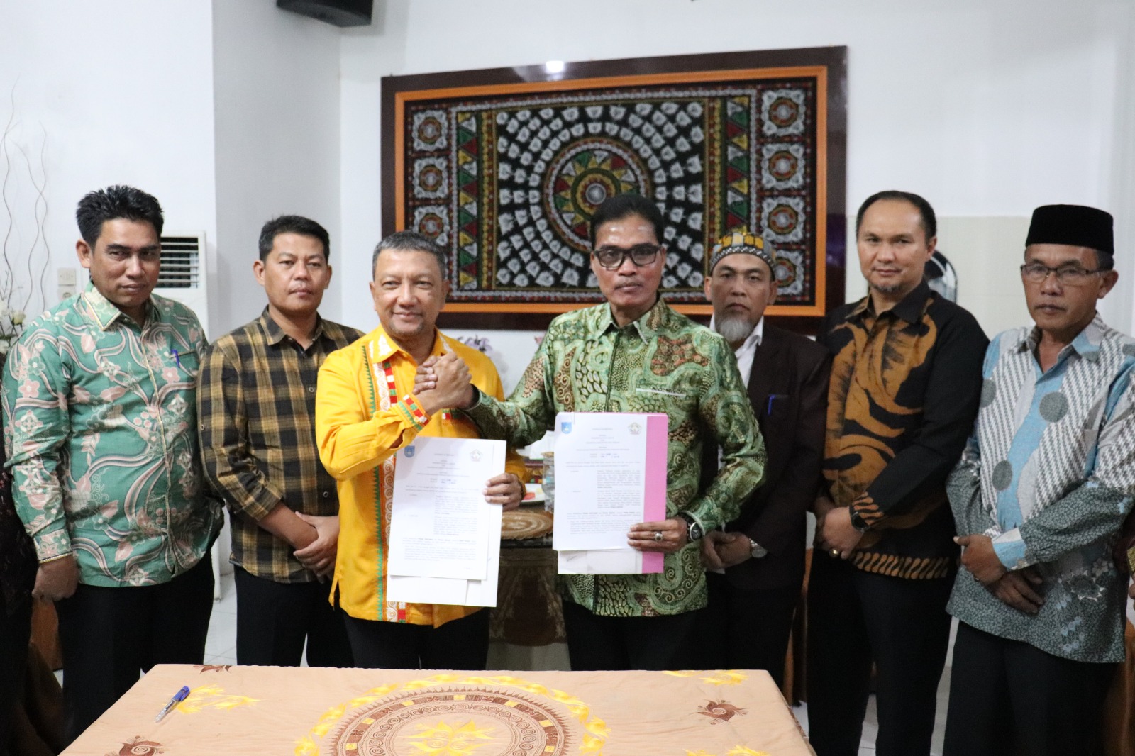 Pemerintah Kota Langsa Melakukan Penandatangan MoU Kerjasama dengan Pemerintah Kabupaten Aceh Tengah.