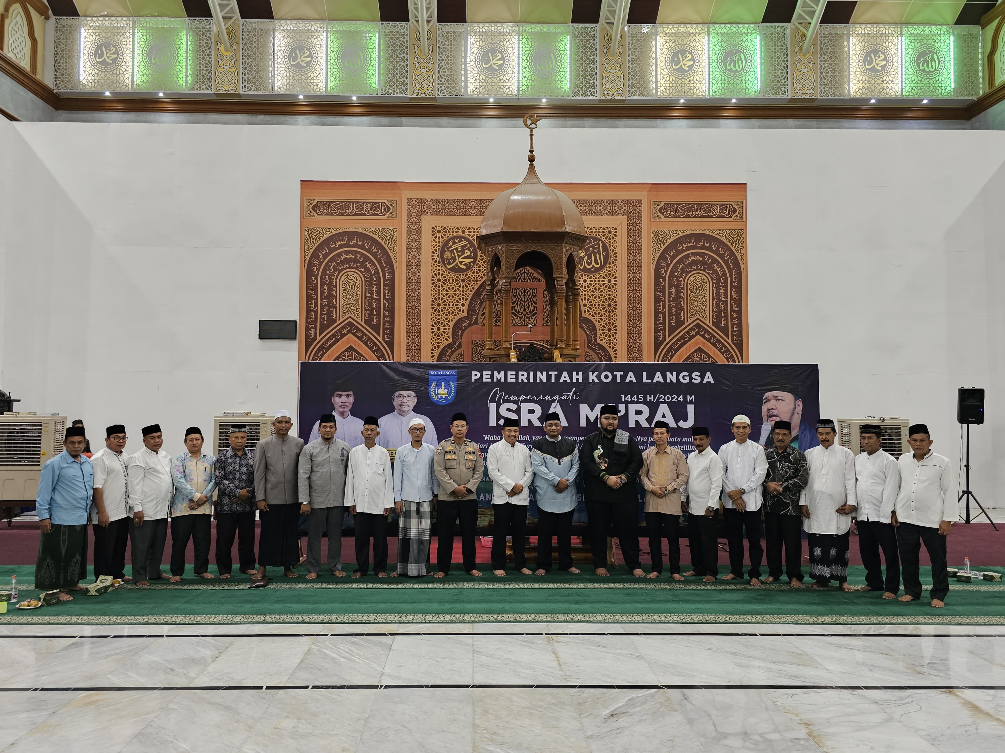 Pemerintah Kota Langsa Gelar Peringatan Isra Mi'raj Nabi Muhammad SAW 1445 H/2024 M.