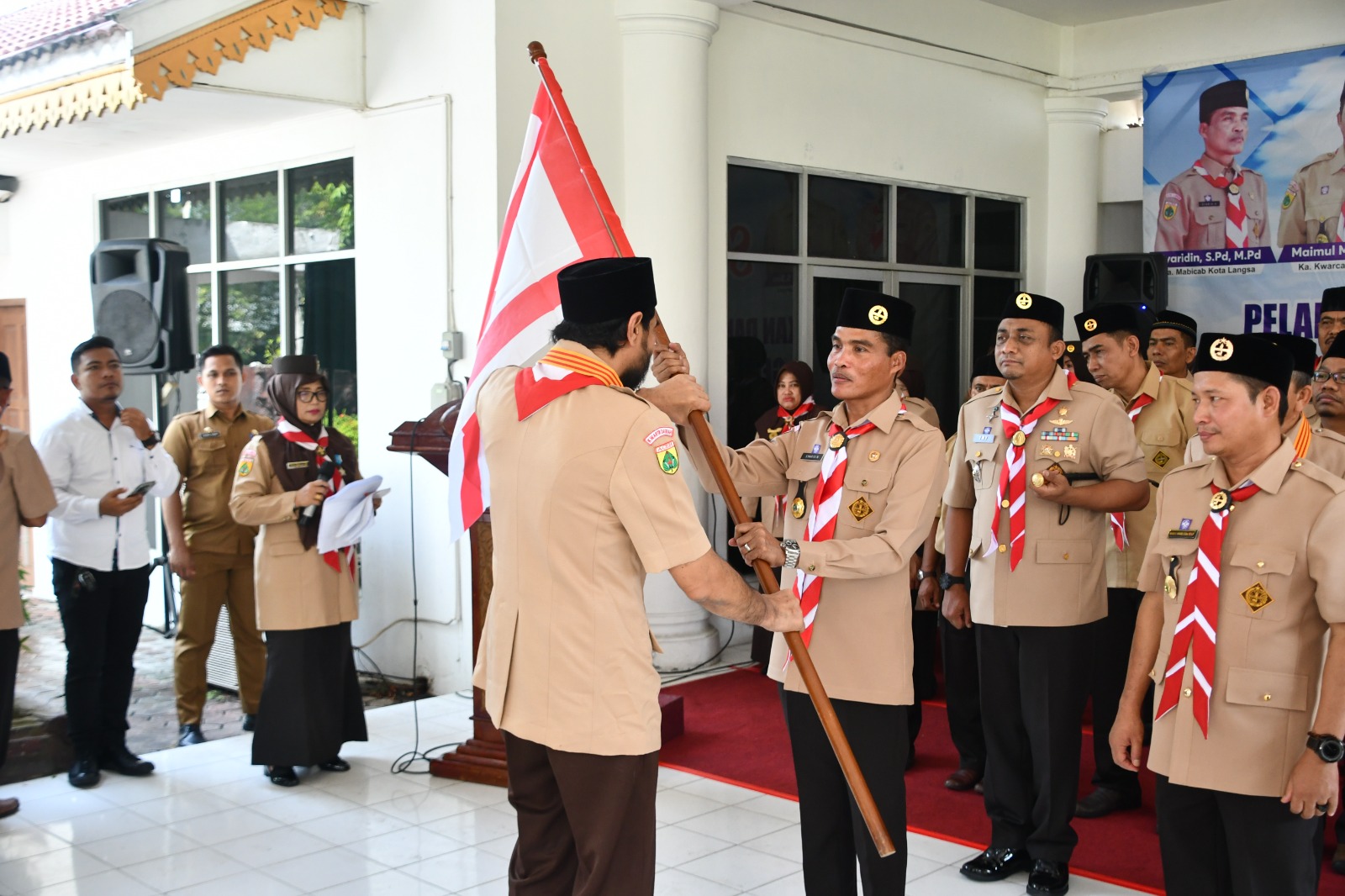 Pj. Walikota Langsa Dilantik sebagai Ketua Mabicab Gerakan Pramuka Kota Langsa.