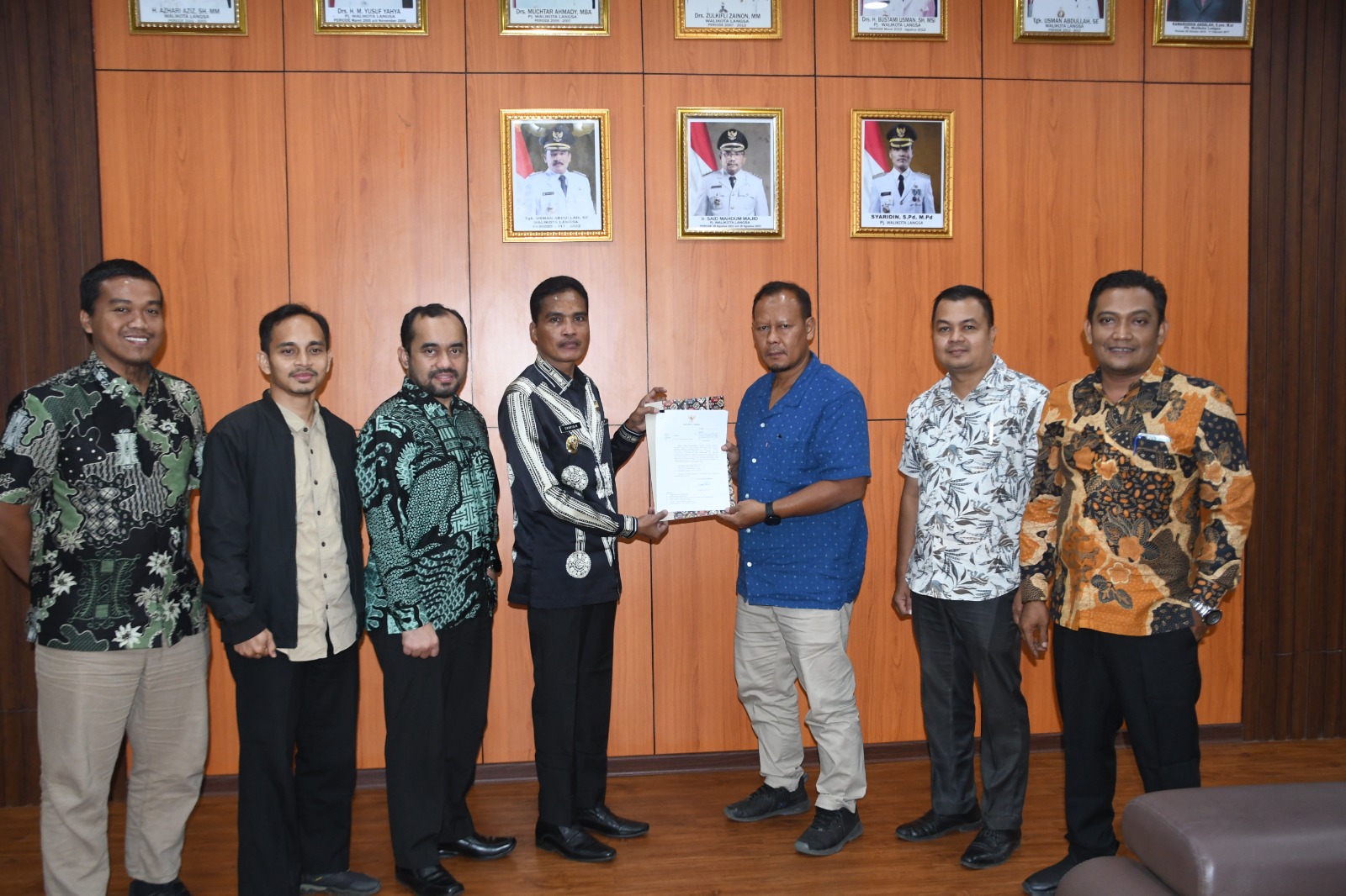 Pj. Walikota Langsa Mendukung Program Pemerintah Pusat untuk Menyelesaikan Tanah Objek Reforma Agraria.